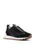 monili-embellished slip-on sneakers